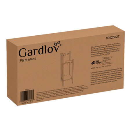 Vastupidav 3-Tasandiline Lillepostament | Industriaalstiilis Taimeriiul Elutuppa ja Aeda, 81 cm