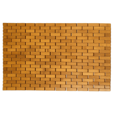 Bambusest libisemisvastane vannitoamatt 80x50 cm