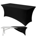 Must elastne laualina banketi- ja toitlustuslaudadele 180x76 cm