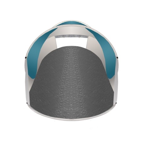 UV30 kaitsega iselahtiv rannatelk / päikesevari (145x100x70 cm), türkiissinine-valge