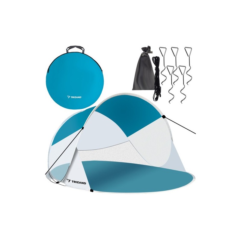 Iseavanev rannatelk sääsevõrgu ja UV-kaitsega, 190x120x90 cm