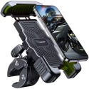 Universaalne põrutuskindel telefonihoidik jalgrattale, tõukerattale ja mootorrattale – stabiilne mobiilihoidja GPS-ile