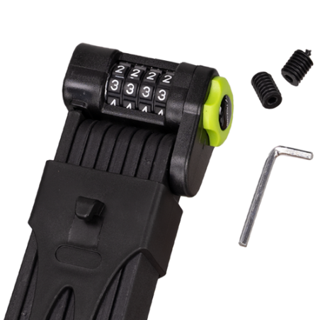 Vastupidav kokkupandav jalgrattalukk terassegmentidega 4-kohalise koodiga