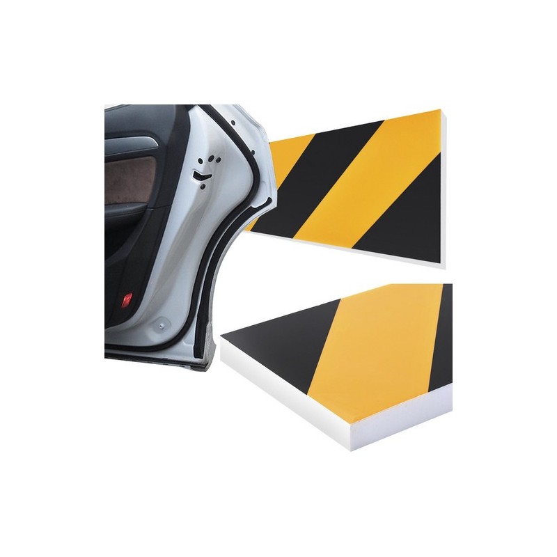 Autoukse ja Garaaži Seinapadi 50x10x1,5 cm – Isekleepuv Parkimiskaitse