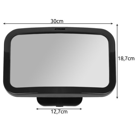 Lapse turva- ja vaatluspeegel autosse, 360° reguleeritav