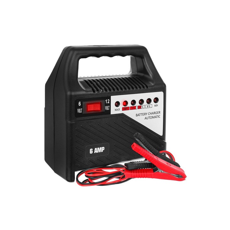 Nutikas 6V/12V akulaadija ja alaldi autodele, mootorratastele ning pliiakudele 6A