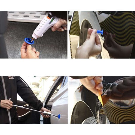 Värvivaba Autokere Mõlkide Eemaldamise Komplekt Liughaamri ja 18 Adapteriga