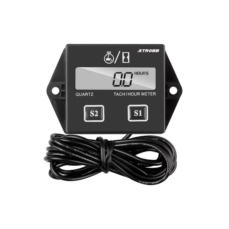 Universaalne Mootori Töötundide Loendur Tahhomeetri ja Hooldusrežiimiga