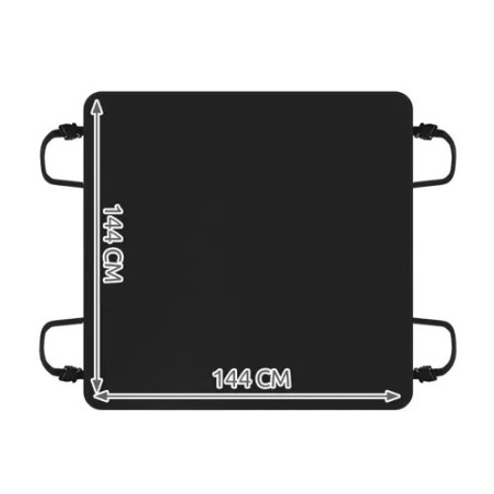 Universaalne veekindel koeramatt autole ja pakiruumi 144x144 cm