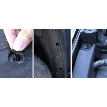 Universaalne Autoklambrite ja Kinnitusdetailide Komplekt Tõmmitsatega, 620 Osa