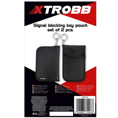 Vargusvastane Auto Võtmeümbris (2 tk) – Raadiosignaali Blokeerija Releerünnaku Vastu