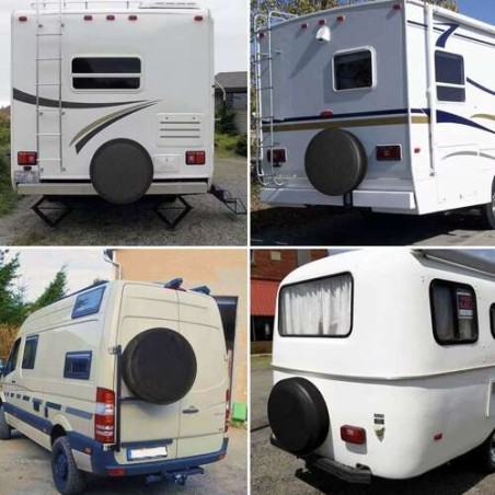 Universaalsed Rehvi- ja Veljekatted 17-20 tolli (4 tk) – Must