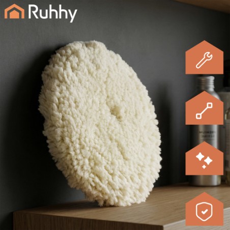 130 mm Poleerimisketas Takjakinnitusega – Värvipinna Kriimude Eemaldamiseks ja Läike Taastamiseks