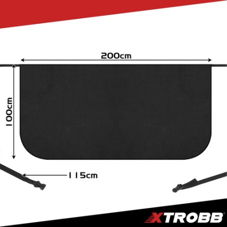 Suur universaalne esiklaasikate autole, bussile ja maasturile – külmumisvastane ja aastaringne