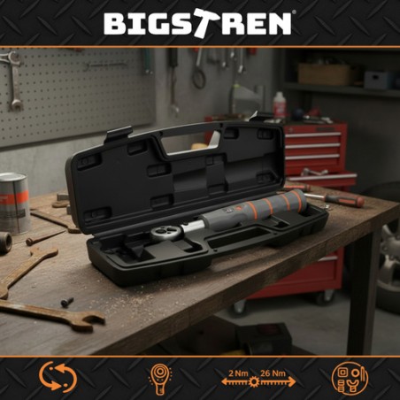 Täpne momendivõti 1/4" 2-26 Nm kalibreerimissertifikaadiga