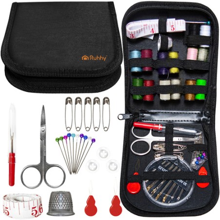 Kompaktne õmbluskomplekt 70 elemendiga – mitmekülgne abimees igaks olukorraks