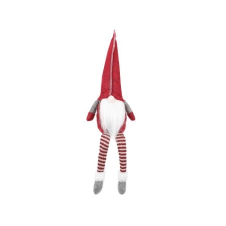 Istuv Punane Dekoratiivpäkapikk Jõulu- ja Talvekaunistuseks