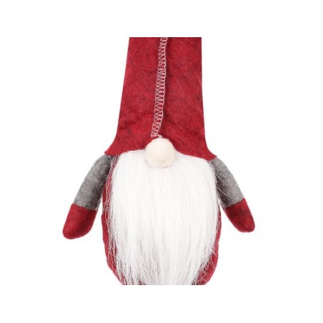 Istuv Punane Dekoratiivpäkapikk Jõulu- ja Talvekaunistuseks