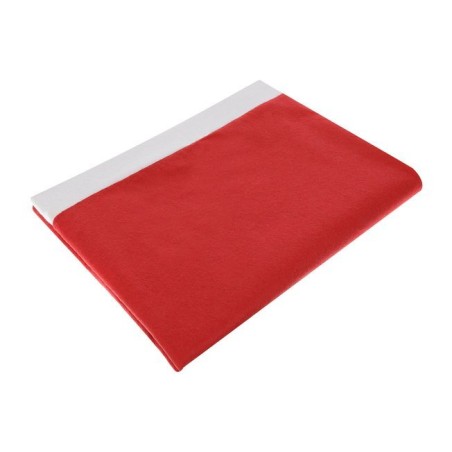 Jõuluvana Mütsi Stiilis Toolikatted (6 tk) ja Laudlina Komplekt Pühadelauale