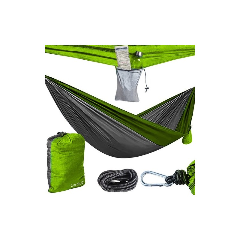 Kahekohaline matkavõrkkiik 260x131 cm – kerge ja vastupidav turistide rippvoodi