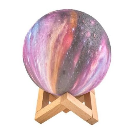 3D Kuu Öölamp Valgusti 15cm, 16 Värvi, Puute- ja Kaugjuhitav