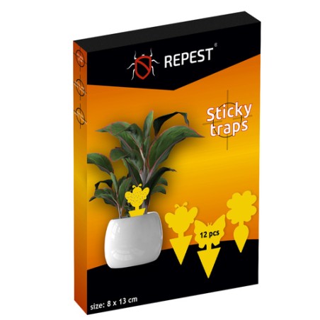 Kollased Liimpüünised Taimedele – 12 Tk Kahjuripüünis Sise- ja Välistaimedele