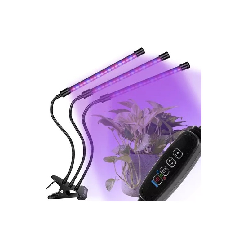 Reguleeritav LED taimevalgusti 3 paneeli, taimer ja hämardus