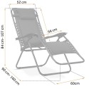 Aiatool kokkupandav, pehme 3D FoamGrid™ kangast reguleeritava seljatoega, padjaga, must, 160 x 107 x 60 cm