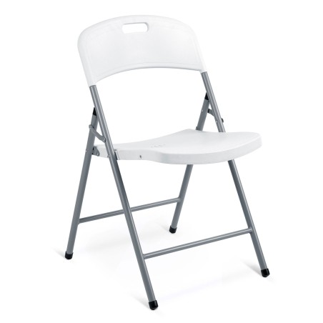 Aiatoolid, kokkupandavad, terasraami ja PE-istmega, komplektis 4 tk