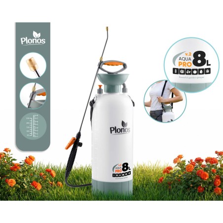 Survepihusti manuaalne, PE paagiga, 8 L, 57 cm kõrge