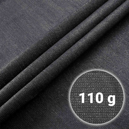 Varjuvõrk 110 g/m2, 50 klambriga, hall, 1,5x50 m
