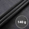 Varjuvõrk aiale, HDPE, 140 g/m², hall, 1,5 x 50 m, komplektis 50 klambriga