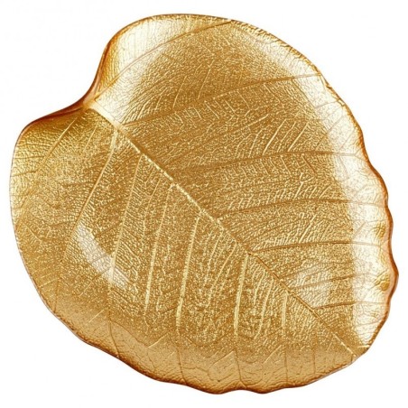 Kuldleheklaasist serveerimistaldrik 27,5x24 cm | FreshDesign.ee