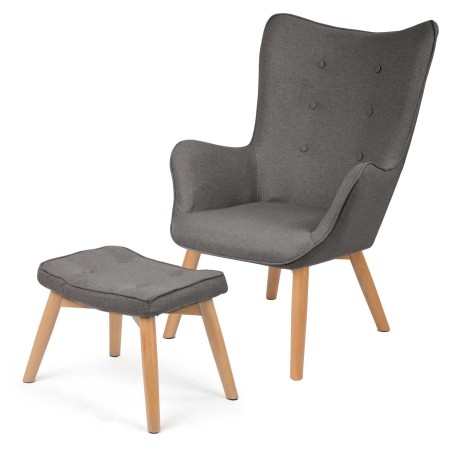 Sofatel Norse hall tugitool jalatoega