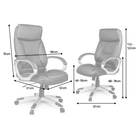 Kontoritugitool ökonahast, must