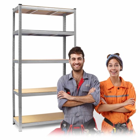 Laoriiul, metallist ja tsingitud, hõbedane, 205 x 120 x 45 cm