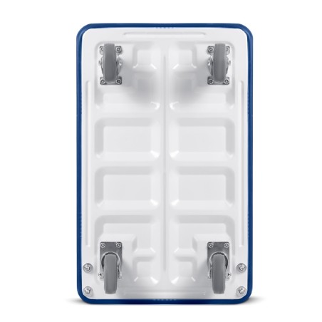 Käsitranspordikäru, kokkupandav, valge ja sinine