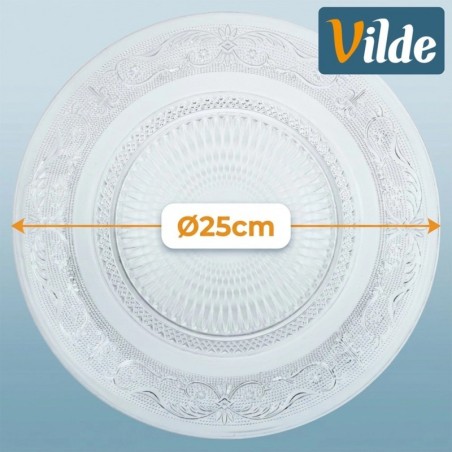 Taldrik, madal klaastaldrik, 25 cm | FreshDesign.ee