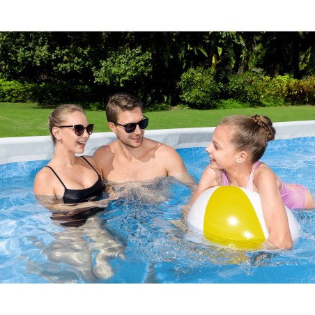 Aiabassein Power Steel karkassiga, Bestway 56457N, 412 x 201 x 122 cm