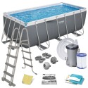 Aiabassein Power Steel karkassiga, sinine, 412 x 201 x 122 cm Bestway 56456N