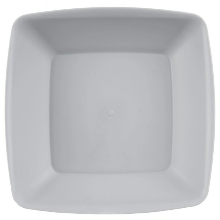 Sügavad plastikust söögitaldrikud, hall SA... | FreshDesign.ee