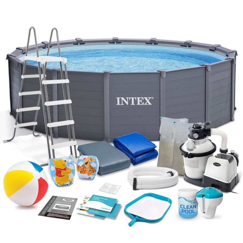 Paneelaia bassein 478 x 124 cm 18in1 INTEX 26384