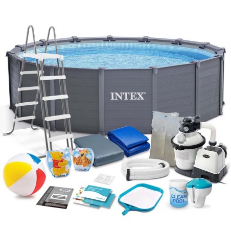 Paneelaia bassein 478 x 124 cm 18in1 INTEX 26384