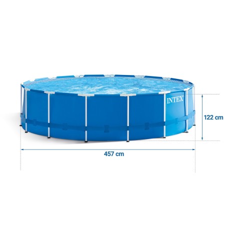 Bassein aeda raamiga, 12in1 komplekt, INTEX 28242, 457 x 122 cm