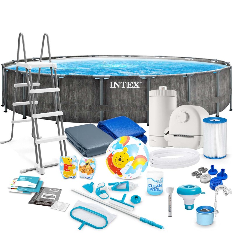 Raamiga bassein INTEX 26744, 21-ühes komplekt, 549 x 122 cm