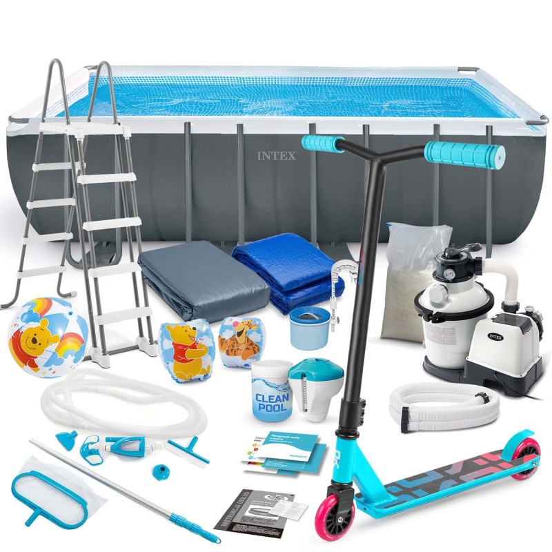 Aiabassein raamiga, 22-ühes komplekt INTEX 26356, 549 x 274 x 132 cm