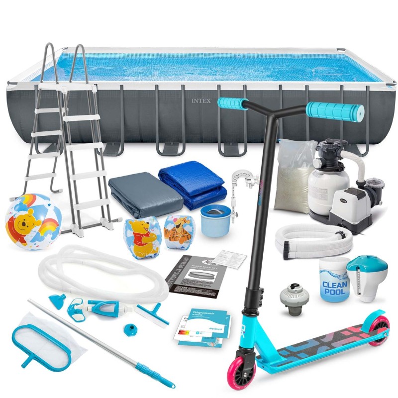 Aiabassein raamiga, INTEX 26364 komplekt, 732 x 366 x 132 cm