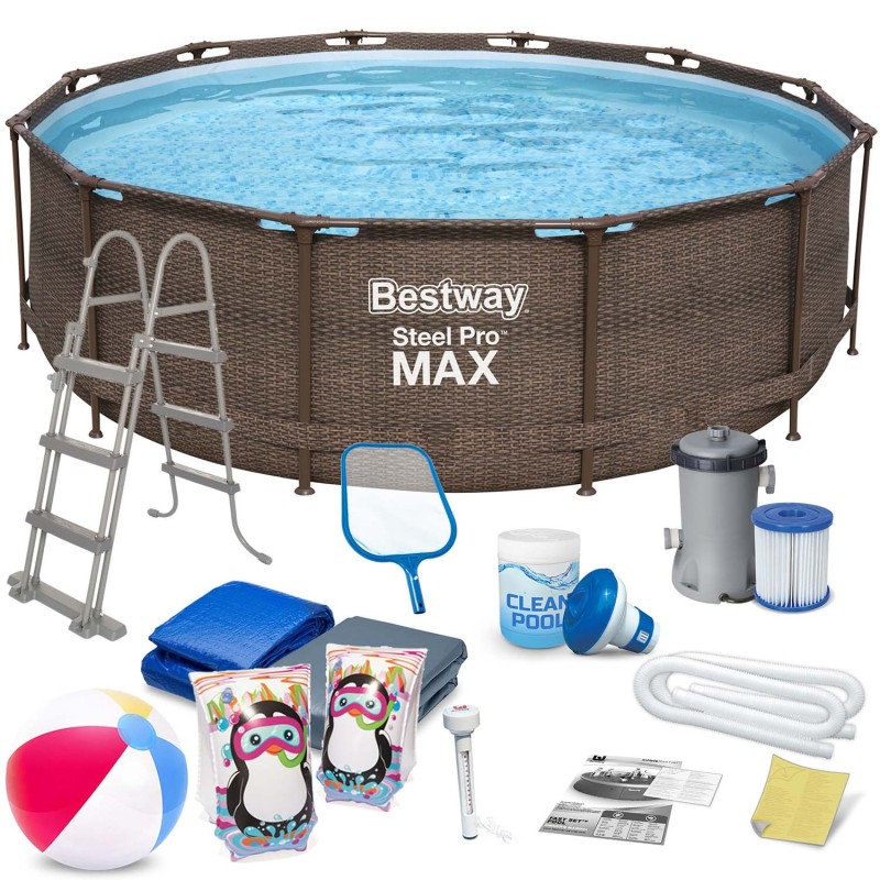 Aiabassein raamiga, 18in1 komplektiga, Bestway 56709, 366 x 100 cm