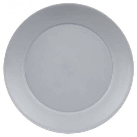 Madalad plastikust söögitaldrikud, hall SA... | FreshDesign.ee