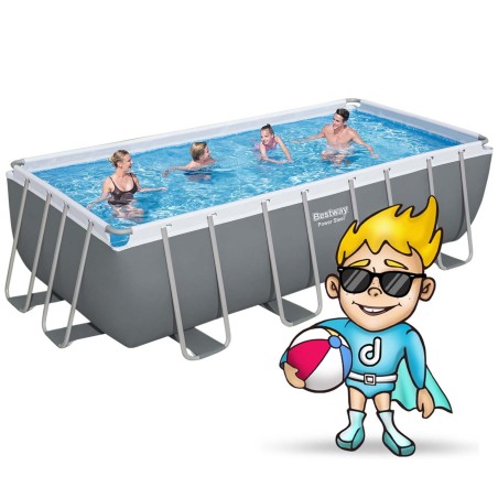 Aiabassein Power Steel karkassiga, 488 x 244 x 122 cm, Bestway 56670
